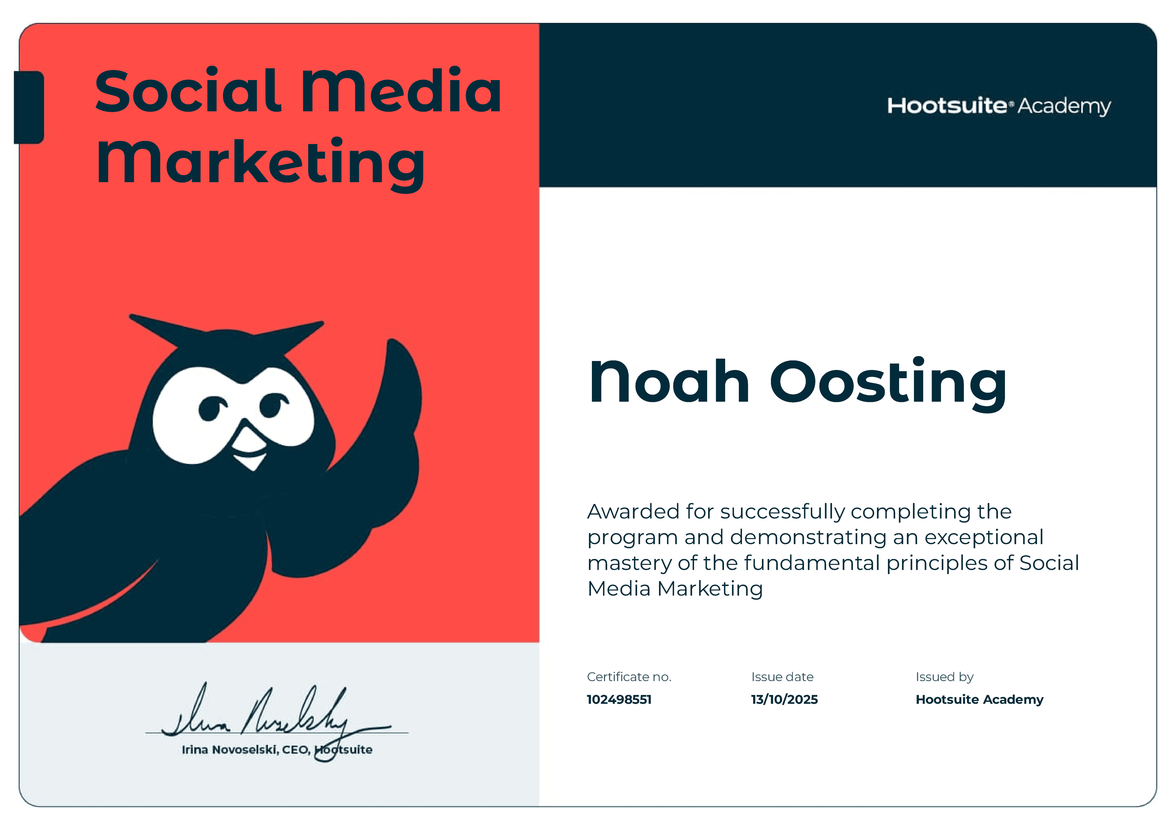 Hootsuite Platform Certification